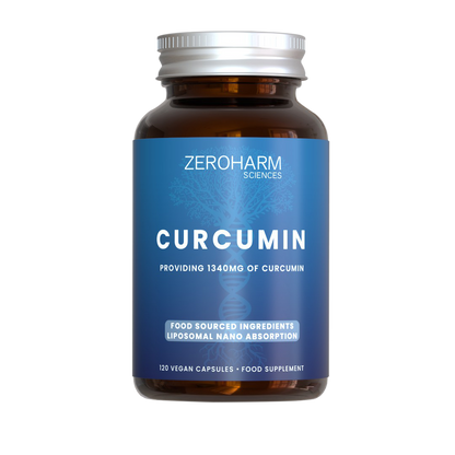 Zeroharm Liposomal Food-Grown Curcumin 1340mg Capsules 120