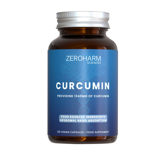 Zeroharm Liposomal Food-Grown Curcumin 1340mg Capsules 120