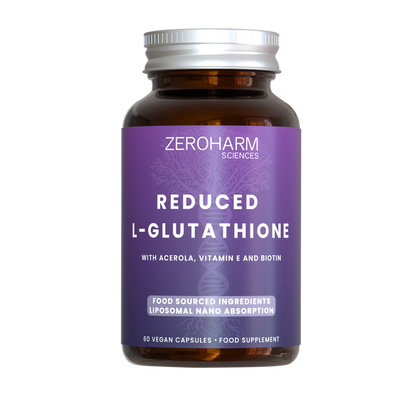 Zeroharm Liposomal Food-Grown Reduced L-Glutathione 500mg Capsules 60